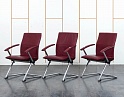 Купить Конференц кресло для переговорной  Бордовый Кожа SATO Tiger  (УДКК1-15011)