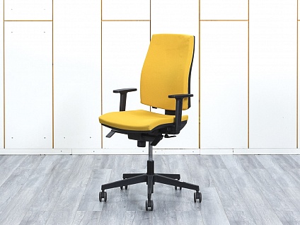 Офисное кресло для персонала   Ткань Желтый   (КПТЖ-20123)