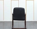 Купить Офисный стул  Кожзам/дерево Черный   (УДКЧ-21011)