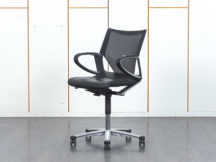 Офисное кресло для персонала  Wilkhahn  Кожа/металл Черный Medium  (КПКЧ2-03110)