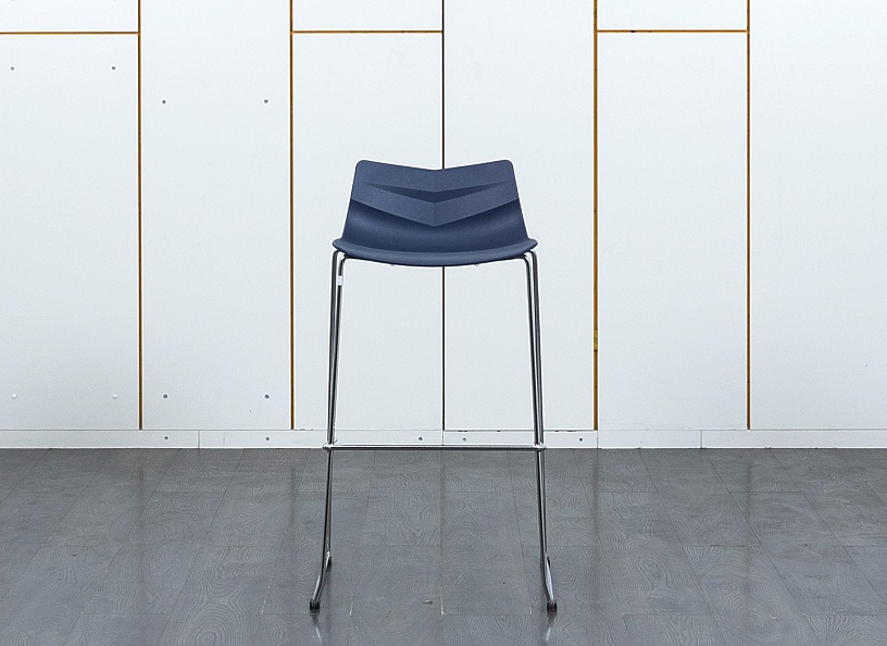 Барный стул LEAF-06 Пластик Синий   (УНТН-24091)