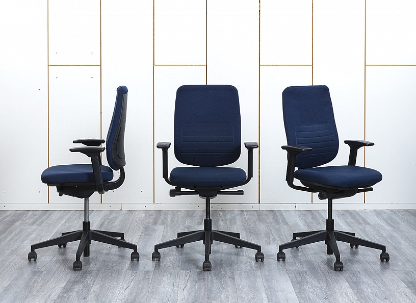 Офисное кресло для персонала  SteelCase Ткань Синий   (КПТН-25123)