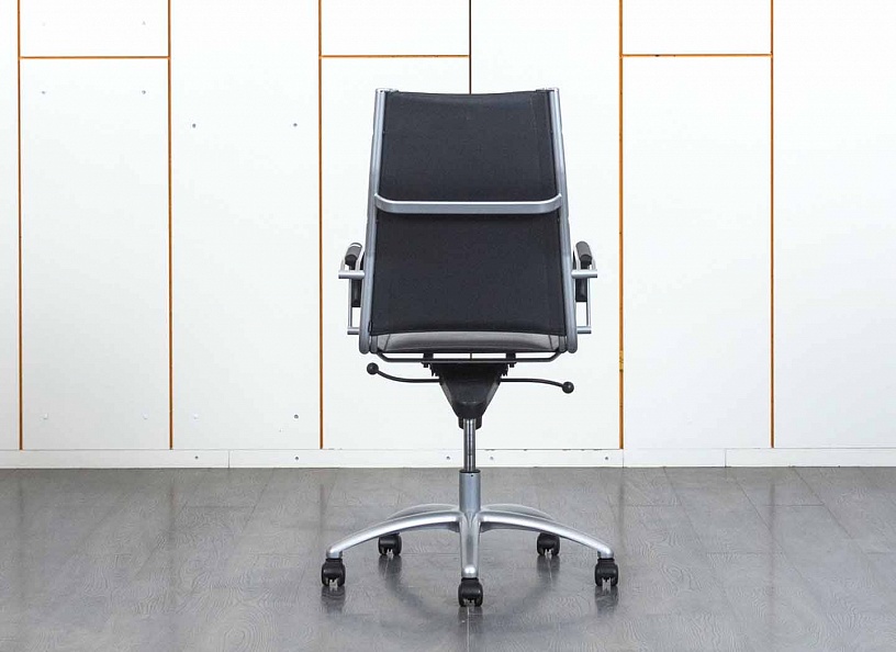 Офисное кресло руководителя  Sitland  Кожа Черный   (КРТЧ2-11011)