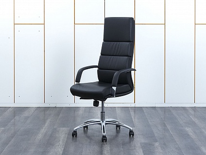 Офисное кресло руководителя  Sitland  Кожа Черный BODY EXECUTIVE  (КРКЧ1-24053)