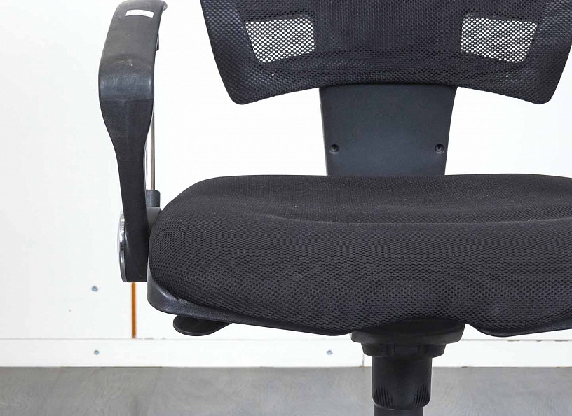 Офисное кресло для персонала   Сетка Черный   (КПТЧ-12011)