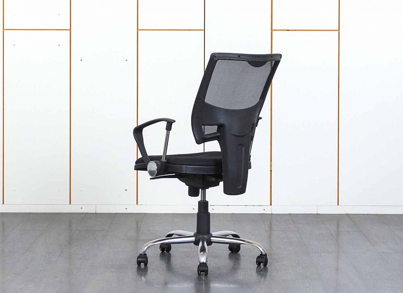 Офисное кресло для персонала   Сетка Черный   (КПТЧ-12011)