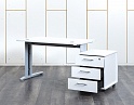 Купить Комплект офисной мебели стол с тумбой  1 200х700х750 ЛДСП Белый   (СППБк-29093)