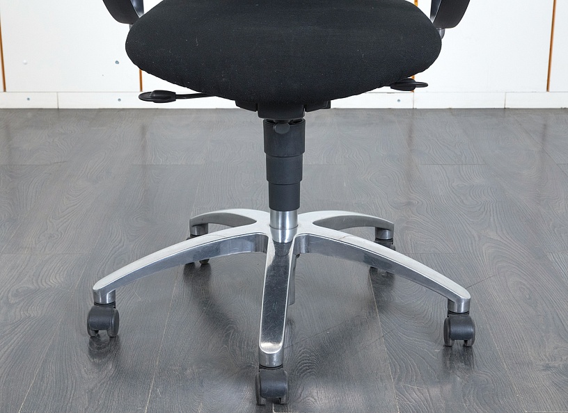 Офисное кресло для персонала  Drabert Ткань Черный Entrada  (КПТЧ1-21110)