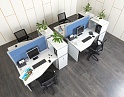 Купить Комплект офисной мебели стол с тумбой  1 190х800х730 ЛДСП Серый   (КОМС-22100)