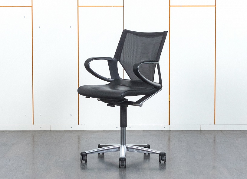 Офисное кресло для персонала  Wilkhahn  Кожа/металл Черный Medium  (КПКЧ2-03110)