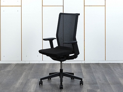 Офисное кресло для персонала  Bene Сетка Черный   (КПСЧ-26013)