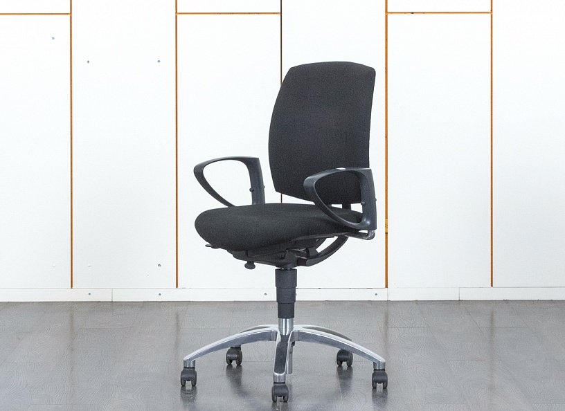 Офисное кресло для персонала  Drabert Ткань Черный Entrada  (КПТЧ1-21110)