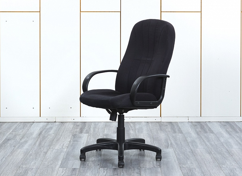 Офисное кресло руководителя   Ткань Черный   (КРТЧ-08044)