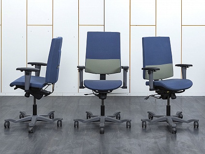 Офисное кресло для персонала  ISKU Ткань Синий   (КПТН-28121)