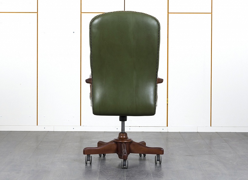Офисное кресло руководителя  Mascheroni Кожа Зеленый America  (КРКЗ-28050)