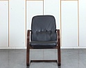 Купить Офисный стул  Кожзам/дерево Черный   (УДКЧ-21011)