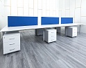 Купить Комплект офисной мебели  4 800х1 650х1 200 ЛДСП Белый   (КОМБ-10014)