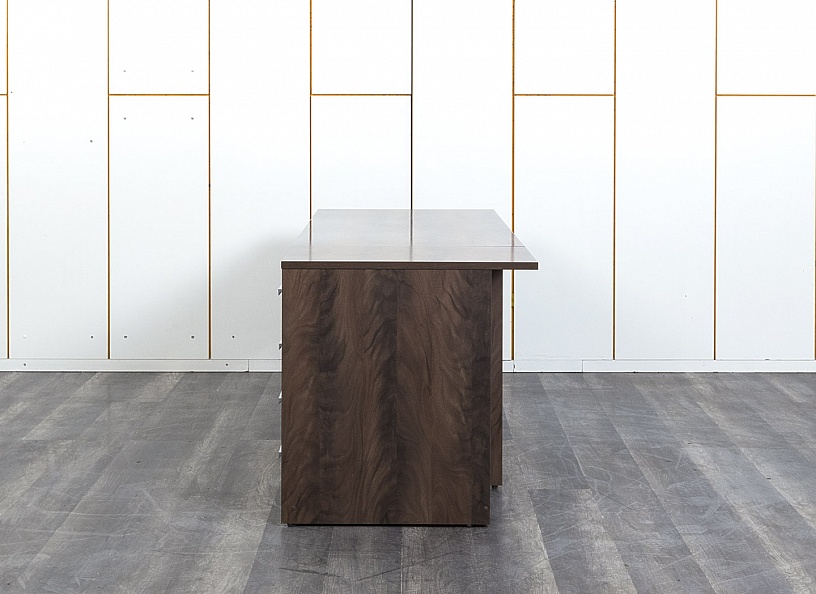 Комплект офисной мебели стол с тумбой  1 600х730х760 ЛДСП Орех   (СППХк-16103)