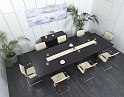 Купить Офисный стол для переговоров EUR/QUARANTA  3 440х1 240х760 Шпон Венге   (СГПЕ-29091)