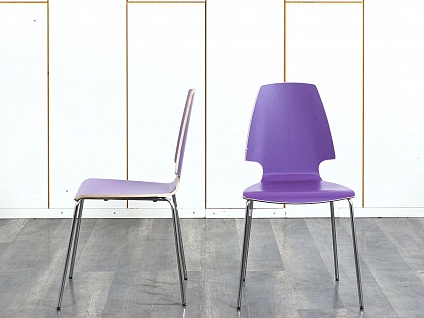 Офисный стул ИКЕА Дерево Фиолетовый   (УНДФ-18083)
