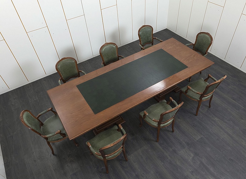 Офисный стол для переговоров Morello Gianpaolo 3 000х1 200х770 Массив Орех   (СГПХК-23081)