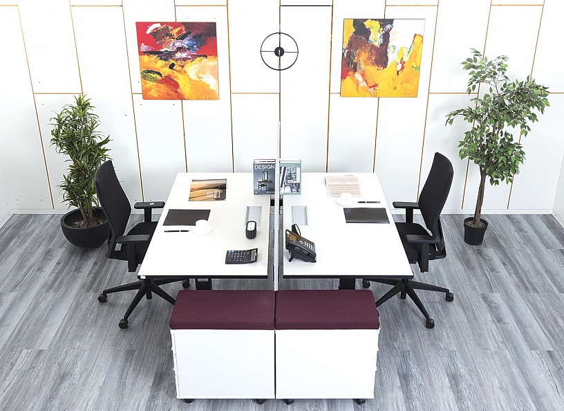 Комплект офисной мебели Haworth 1 600х1 690х1 190 ЛДСП Белый   (КОМБ-09113)