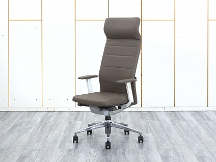 Офисное кресло руководителя  Sedus Кожа Коричневый Crossline Prime  (КРКК1-10072)