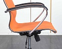 Купить Офисное кресло руководителя   Ткань/кожзам Оранжевый   (КРТО2-11011)