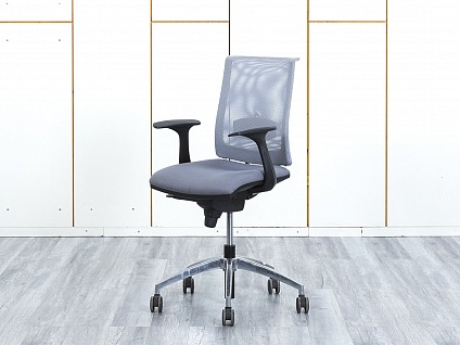 Офисное кресло для персонала  ARES LINE Ткань Серый ZERO 7  (КПТС1-08113)
