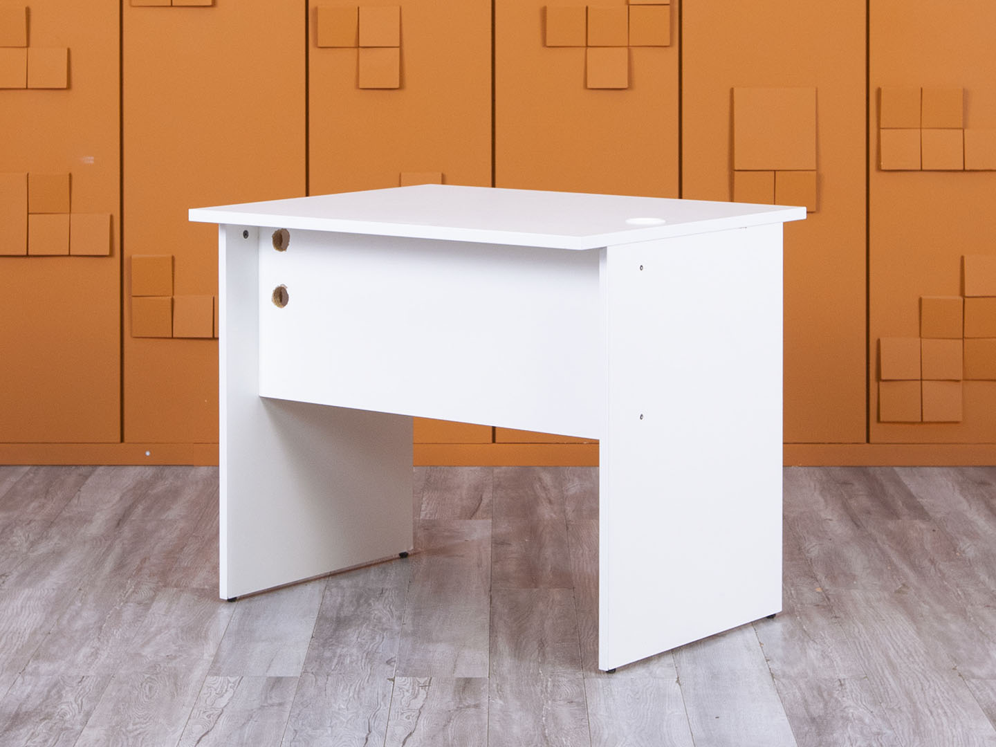 Офисный стол прямой  905х720х750 ЛДСП Белый   (СППБ-18085)