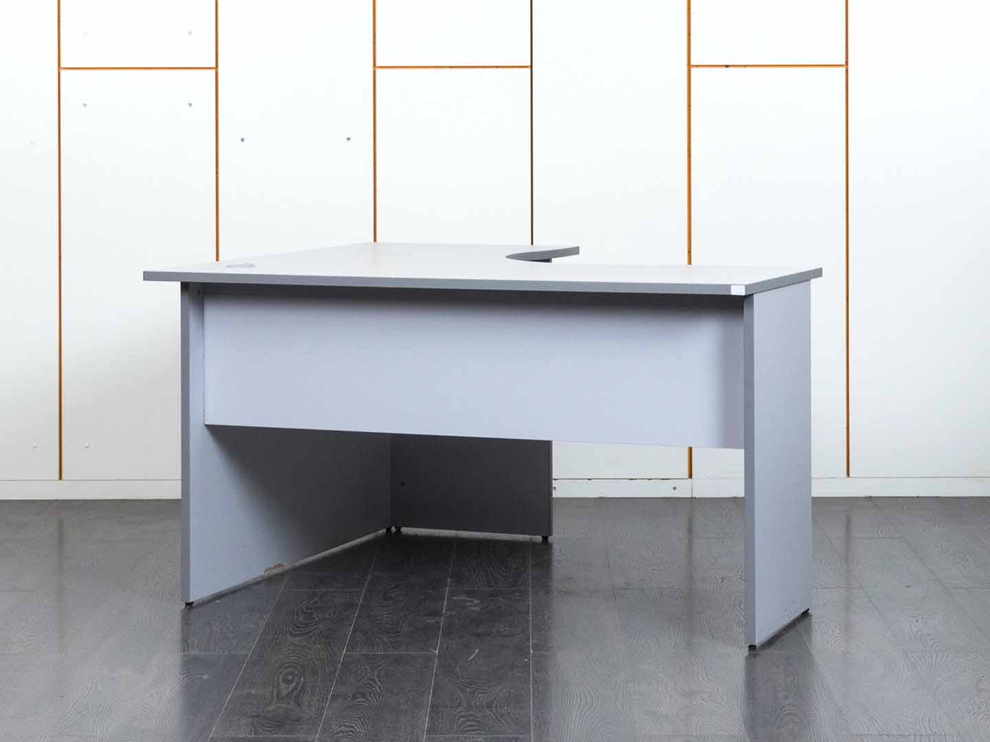 Офисный стол угловой  1 400х1 200х750 ЛДСП Серый   (СПУСп-29120)