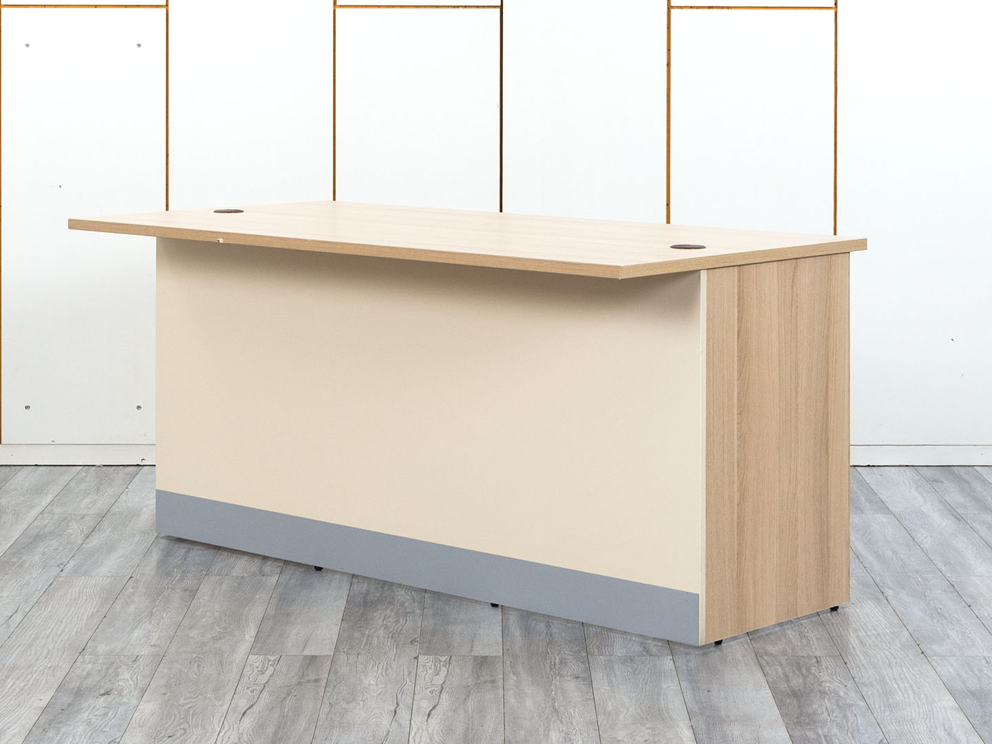 Офисный стол прямой  1 600х800х750 ЛДСП Зебрано   (СППЗ-05124)