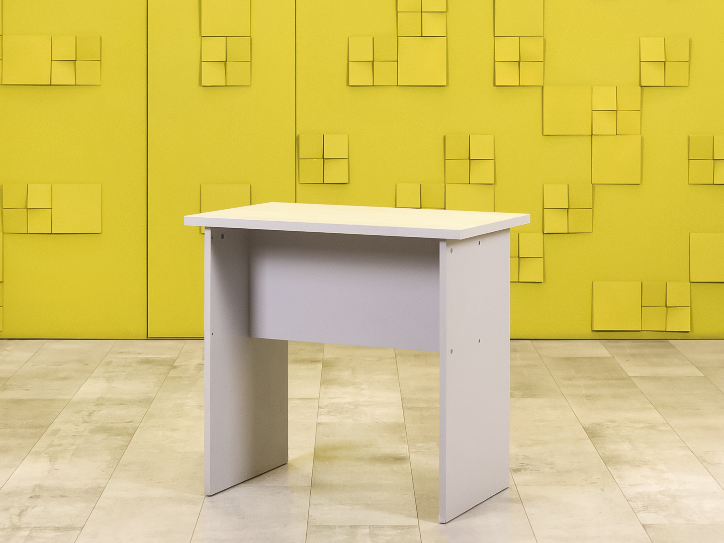 Офисный стол прямой ЛДСП Клен  СОПВ-30036