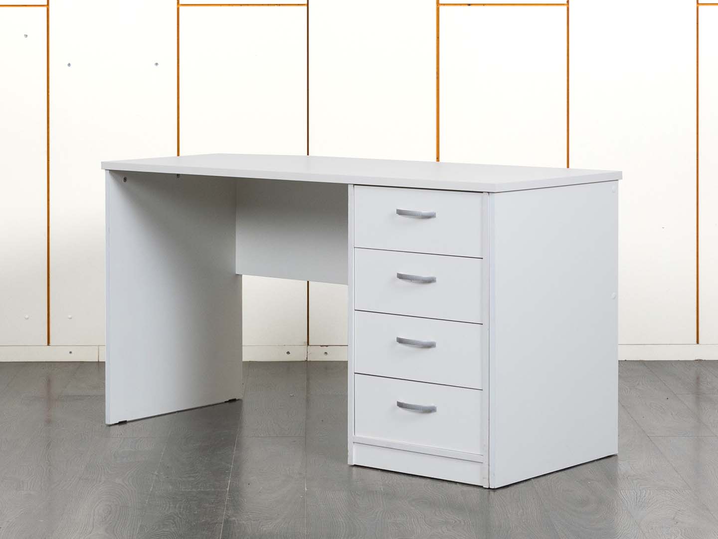 Комплект офисной мебели стол с тумбой  1 400х600х750 ЛДСП Белый   (СППБК-29011)