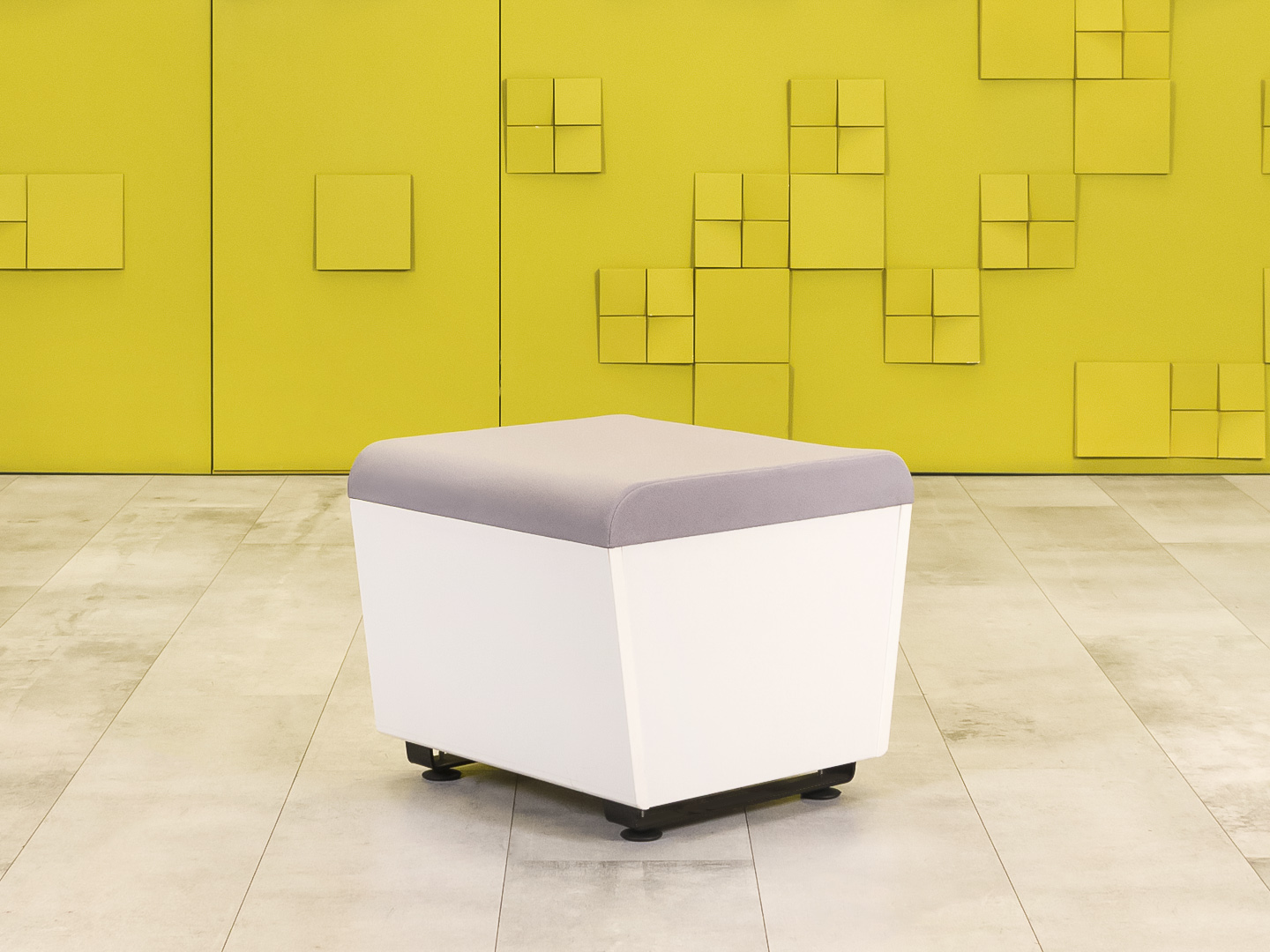 Пуф HAWORTH Ткань Серый Германия  ПУФ1-29105