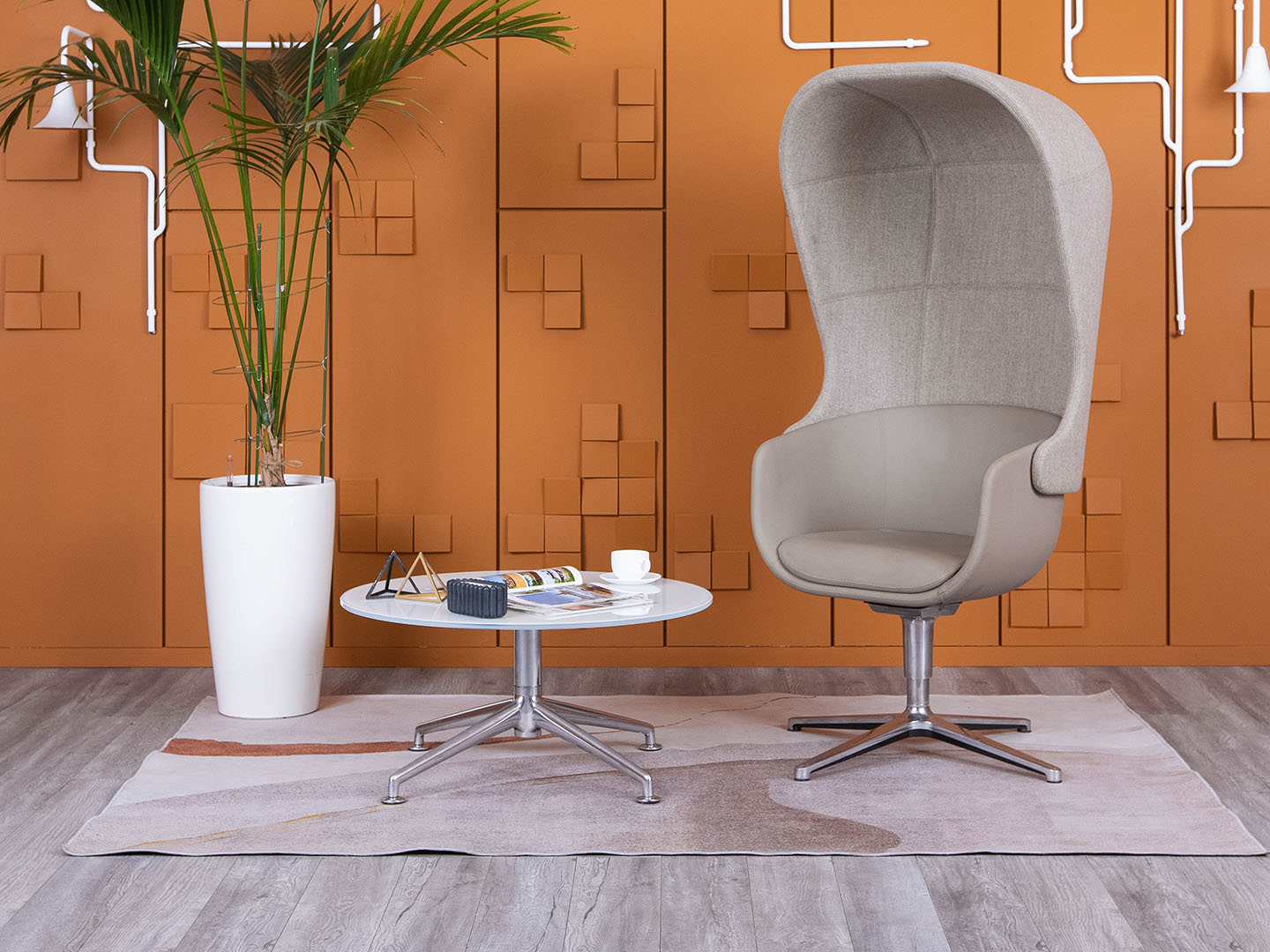 Мягкое кресло Profim Кожа Коричневый NU F11  (КНКК-28025)