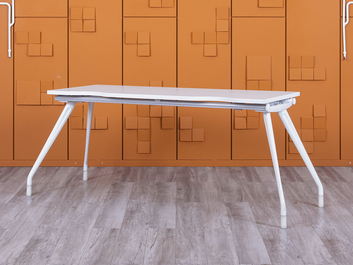 Офисный стол прямой  1 910х600х730 ЛДСП Белый   (СППБ-15055)