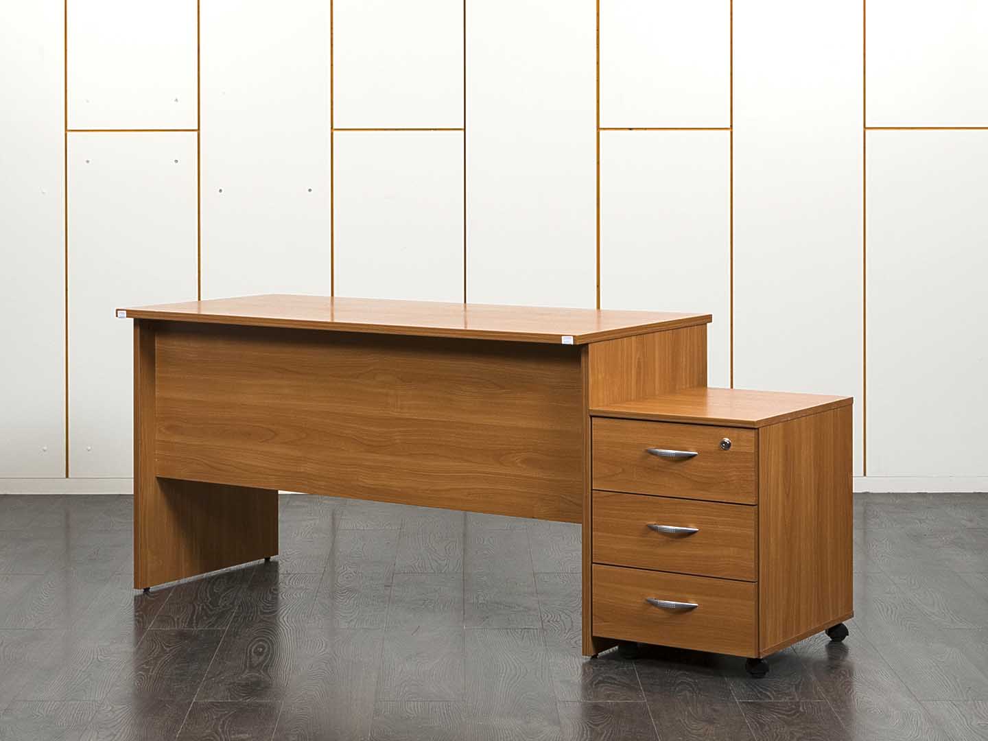 Комплект офисной мебели стол с тумбой  1 400х670х750 ЛДСП Ольха   (СППЛК1-28041)
