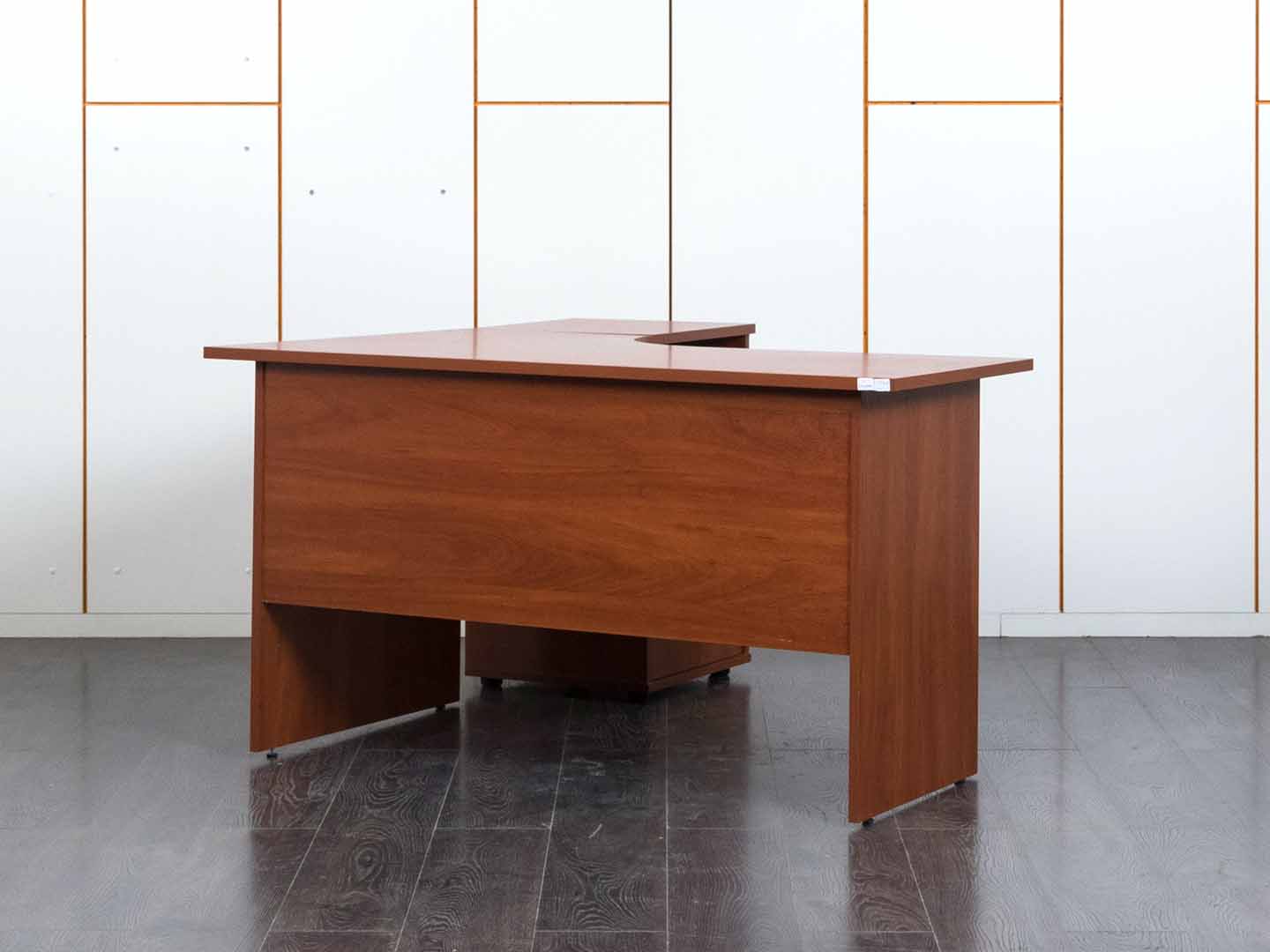 Комплект офисной мебели стол с тумбой  1 400х900х750 ЛДСП Вишня   (СПУШ1пК-29120)