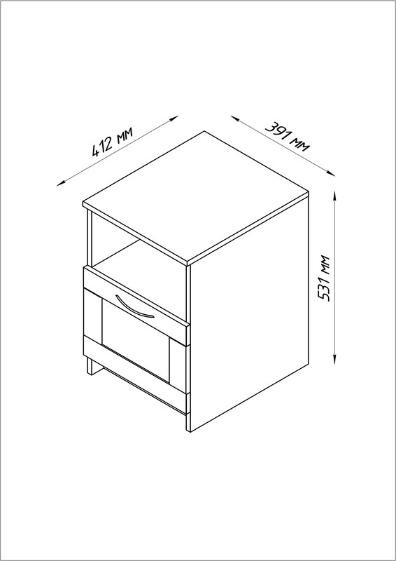 СИРИУС тумба &amp;quot;сонома RU&amp;quot;