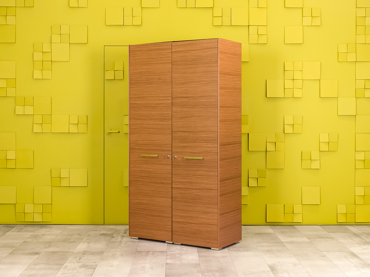 Шкаф для одежды ЛДСП Зебрано Импорт  ШГ2ДЗ-060824