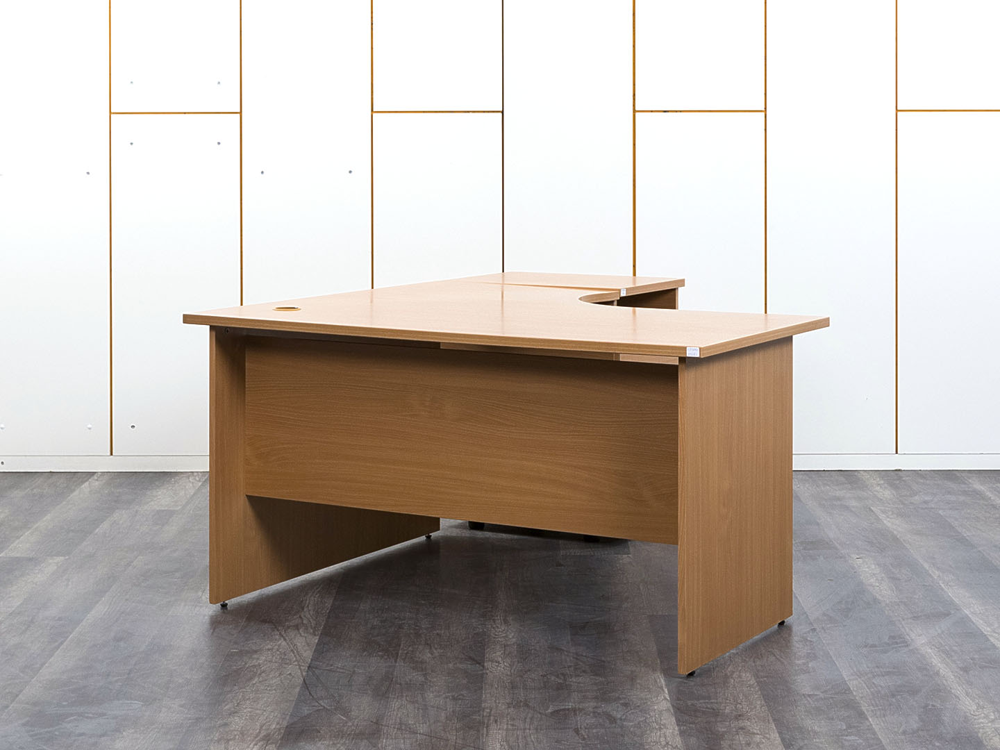 Комплект офисной мебели стол с тумбой  1 400х1 630х750 ЛДСП Ольха   (СПУЛКп-09062)