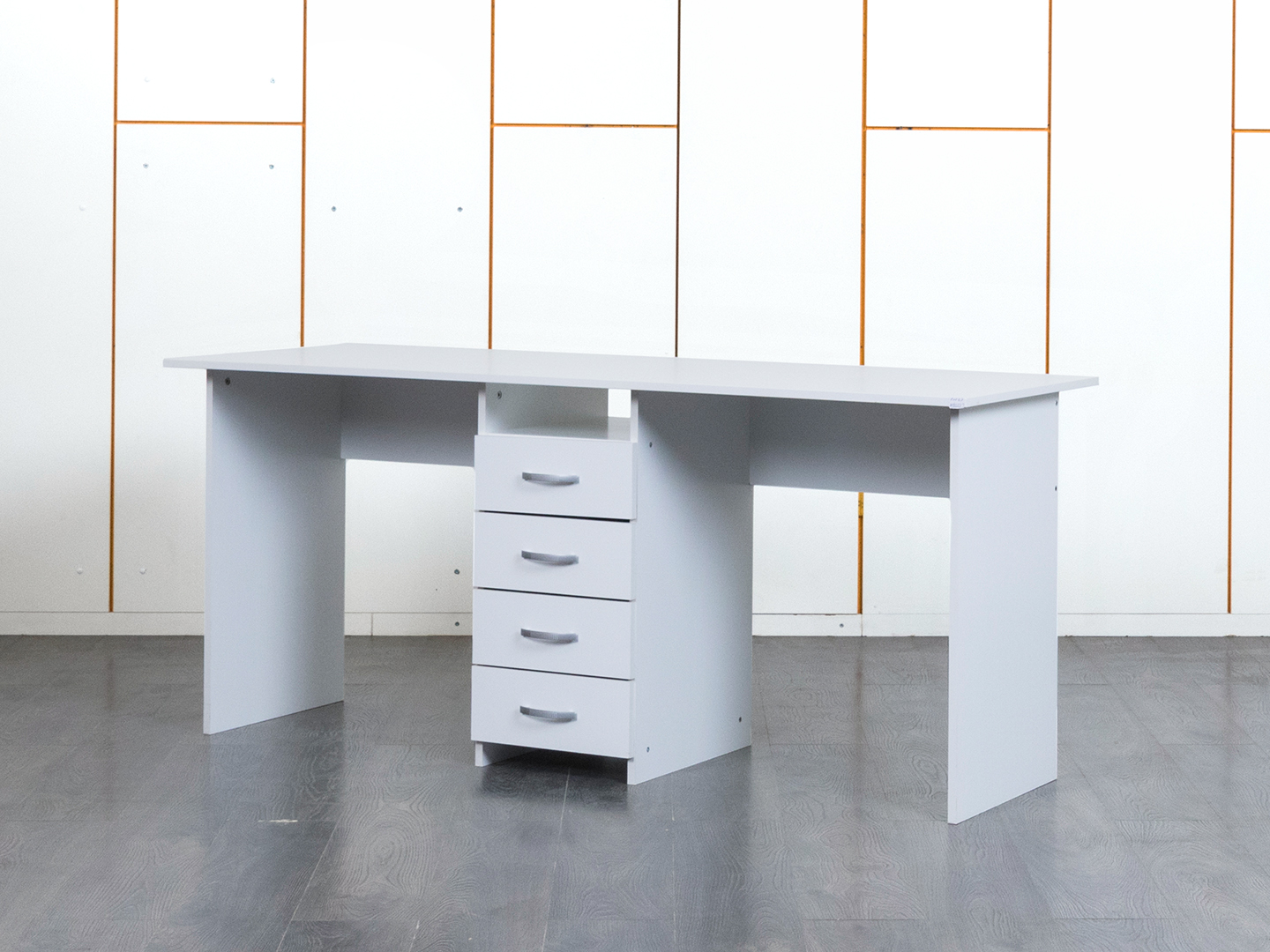 Комплект офисной мебели стол с тумбой  1 750х600х750 ЛДСП Белый   (СППБ1К-17110)