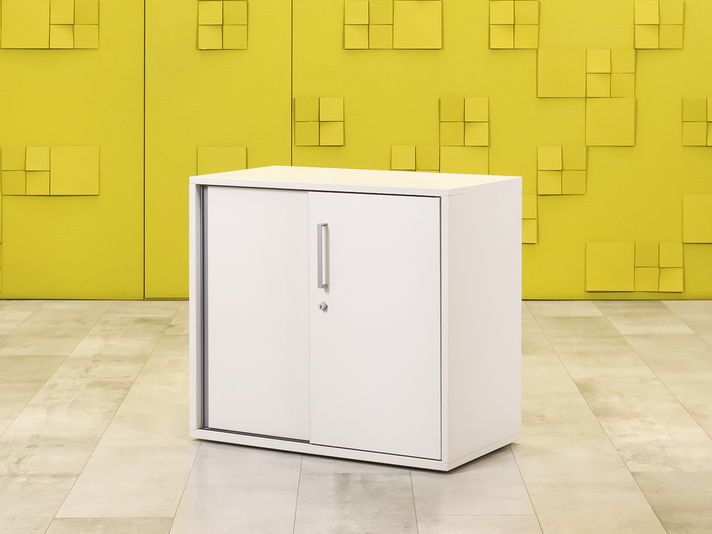 Офисная тумба для оргтехники  Steelcase ЛДСП Белый Германия  ТО2ДБ-30016