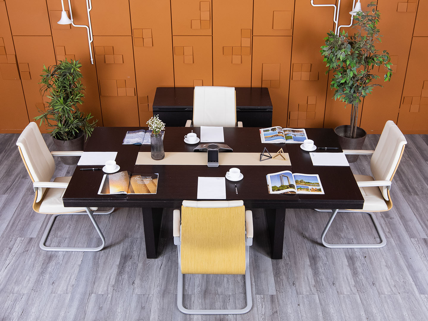 Офисный стол для переговоров DAZATO 2 230х1 200х750 ЛДСП Венге EUR/QUARANTA  (СГПЕ-30055)