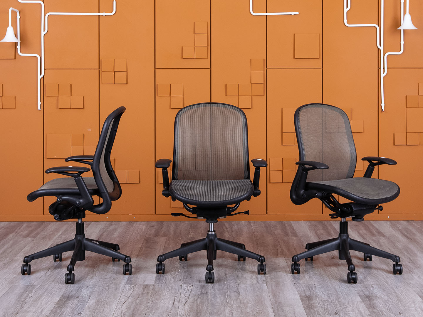 Офисное кресло для персонала  Knoll Сетка Серый CHADWICK  (КПСЧ-08093)