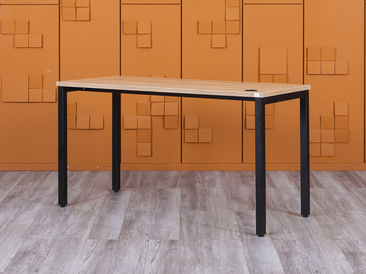 Офисный стол прямой  1 400х600х750 ЛДСП Зебрано   (СППЗ-21085)