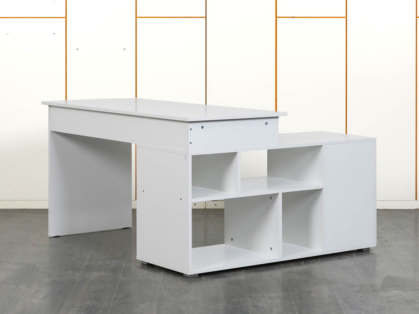 Комплект офисной мебели стол с тумбой  1 400х1 200х760 ЛДСП Белый   (СПУБл-22021)