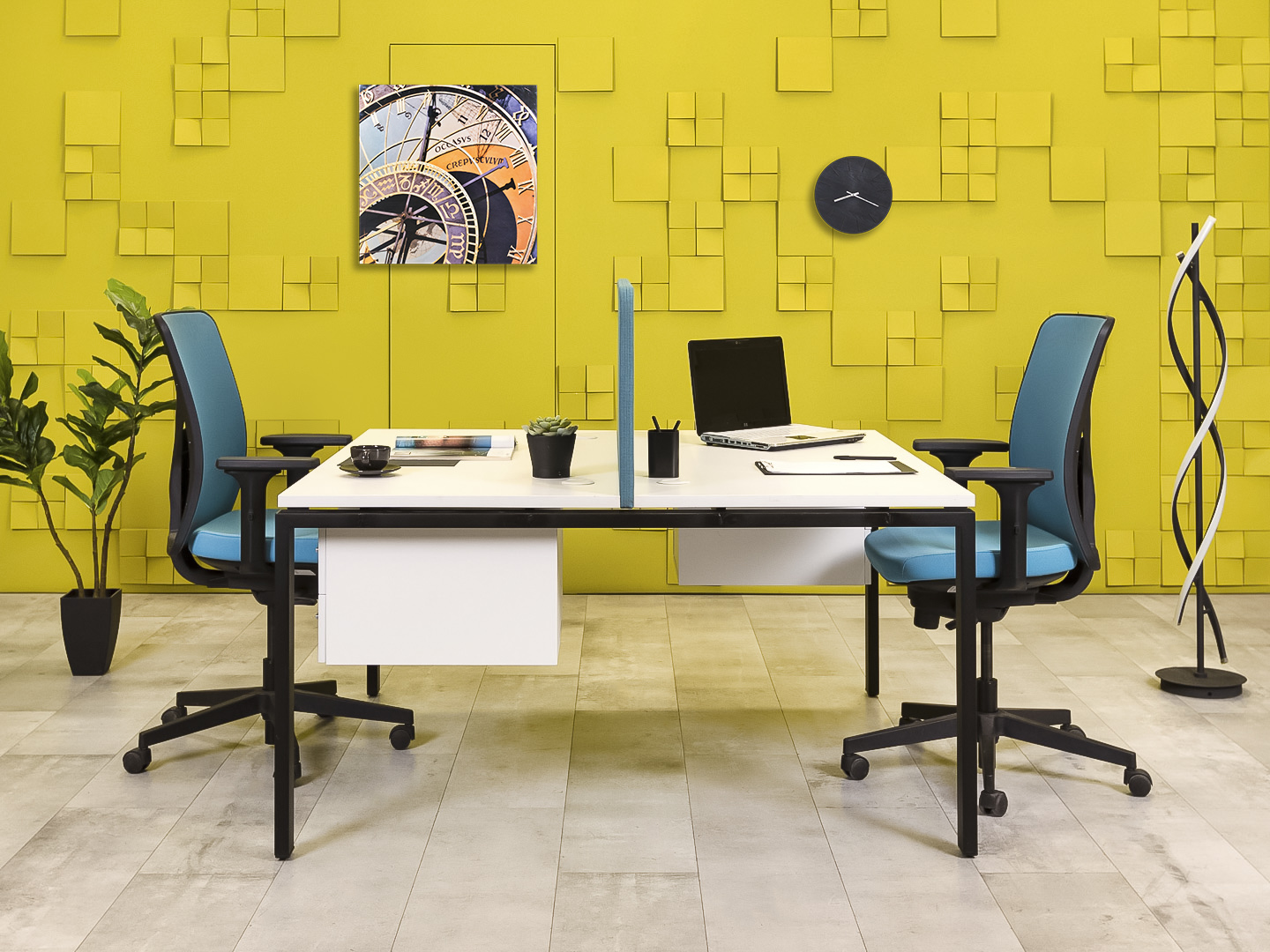 Комплект офисной мебели стол с тумбой        ГКБ-30036