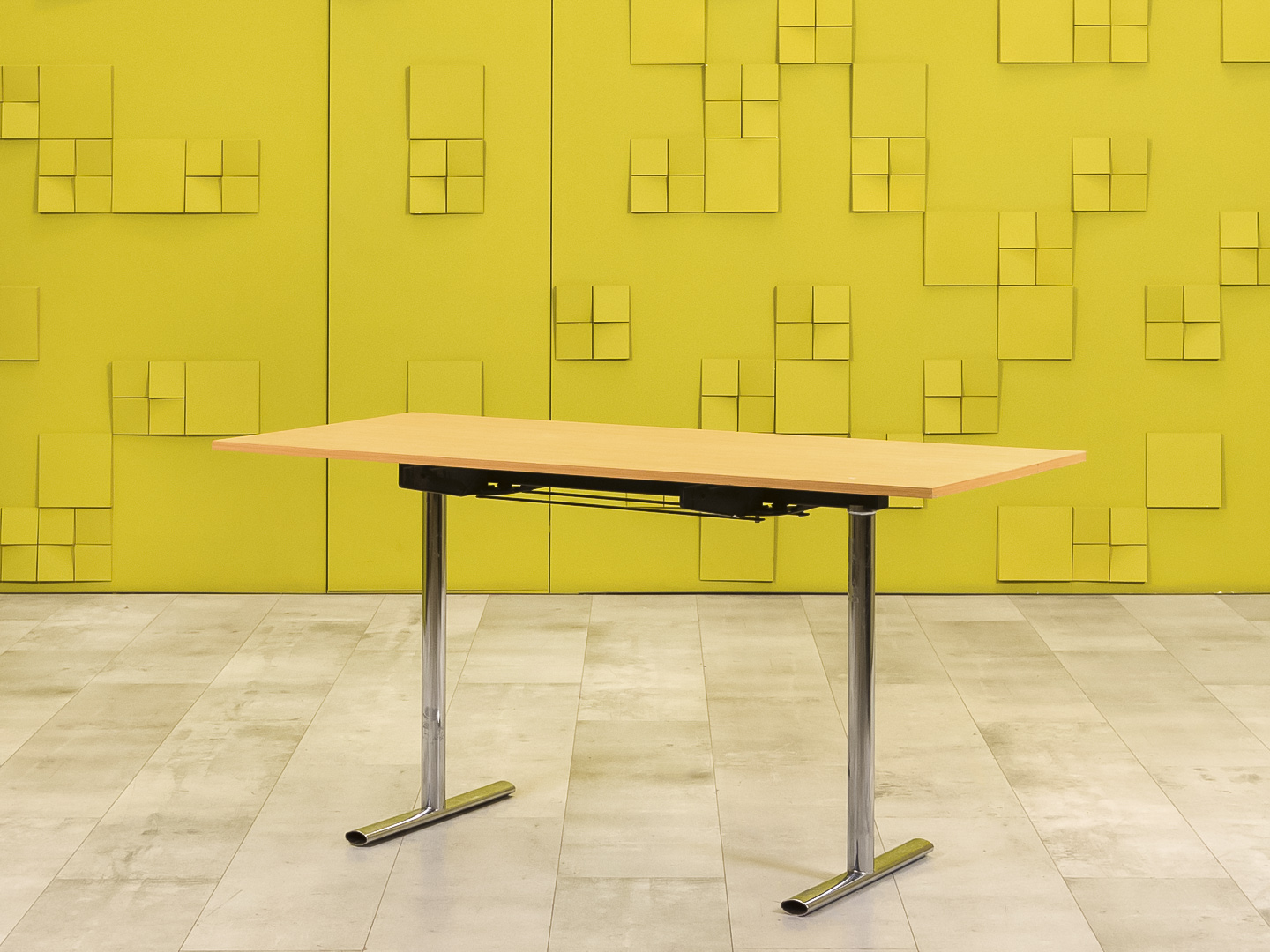 Офисный стол прямой  ЛДСП Зебрано Импорт  СППЗ1-25036